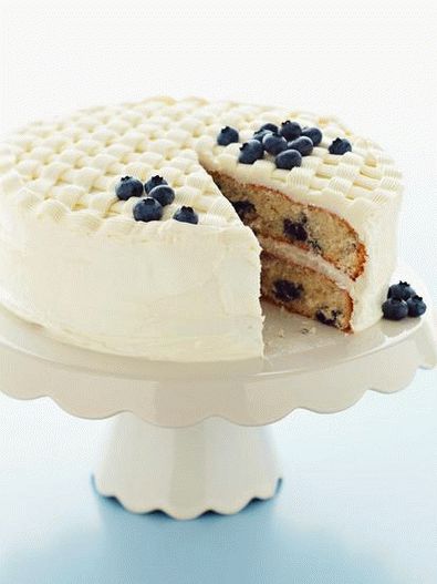 Tort de răchită glazură de afine