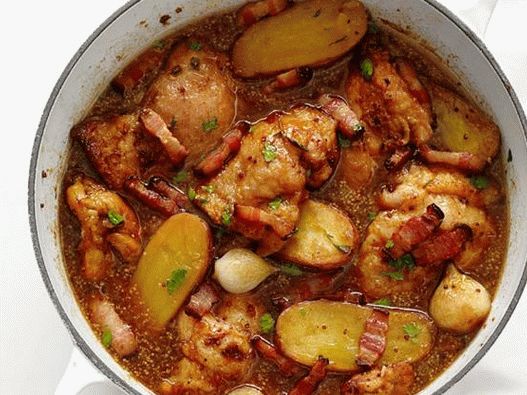 Pui bătut în bere Pui bătut în bere