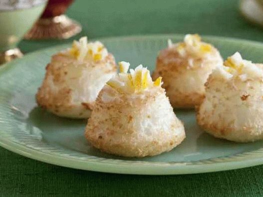 Fotografia felului de mâncare - Porți de biscuiți Food of Angels cu lămâie confit