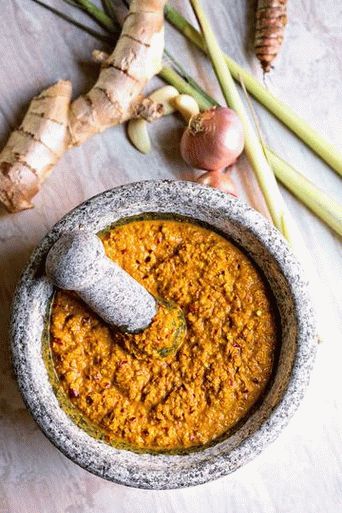 Paste curry malasiene foto