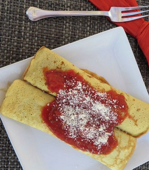 Foto de Manicotti cu sos de brânză și carne