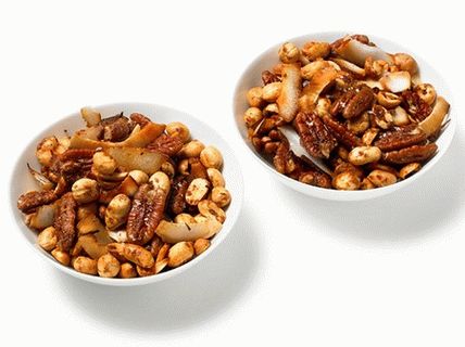 Nuci foto cu nucă de cocos coapte cu gara masala