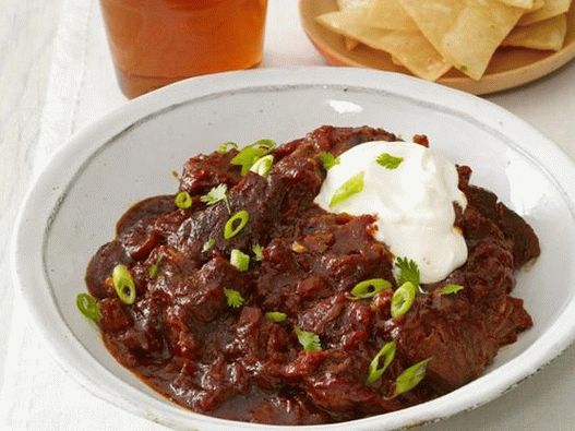 Food Photography - Texas Chili in a slow cooker
