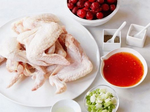 Ingrediente de rețetă - Aripioare de pui glazurate coapte la cuptor