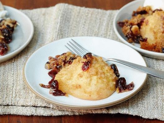 Dish Photography - Pearl Cobbler cu Cranberry Shtreisel