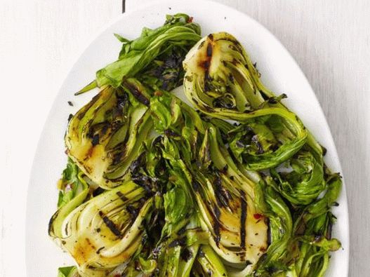 Varză Bok Choy pe grătar