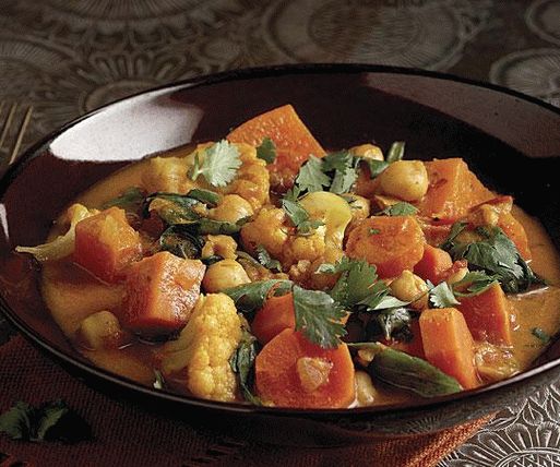 Curry de legume foto