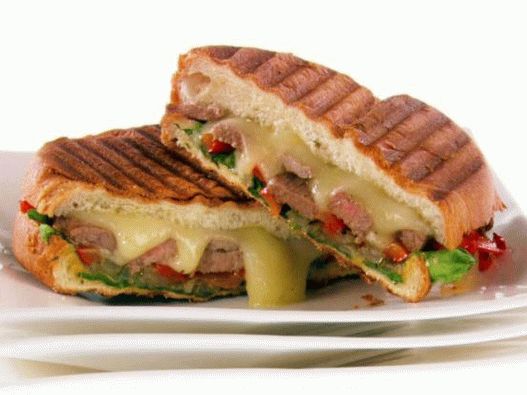Poza Panini cu friptură de ochi