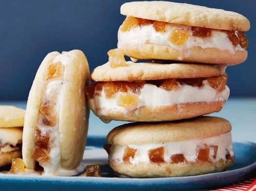 Biscuiți sandwich foto