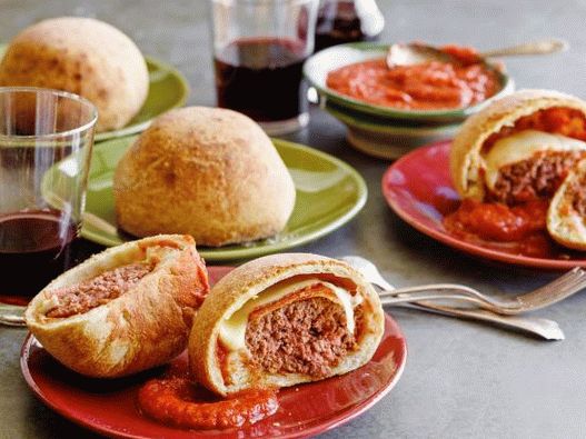 Photo Hamburger pizza cu piper