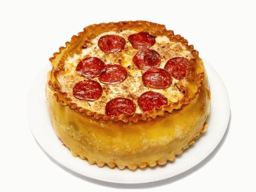 Foto lasagna pizza cu piper
