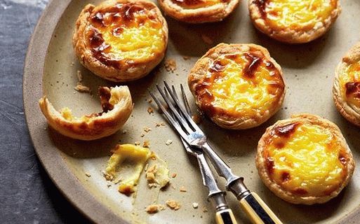Foto de quiche portugheză cu gălbenușuri