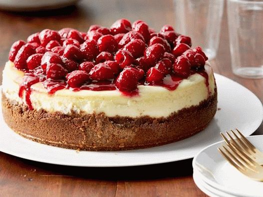 Fotografie de vase - Cheesecake de zmeură