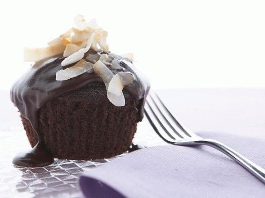 Fotografie pentru vase - Cupcakes cu ciocolată cu ciocolată