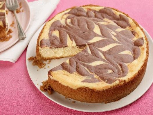 Fotografie pentru vase - Cheesecake Marble Chocolate-Iris