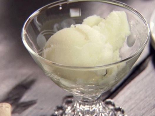 Photo Sorbet ananas simplu