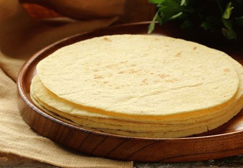Tortilla de grâu foto