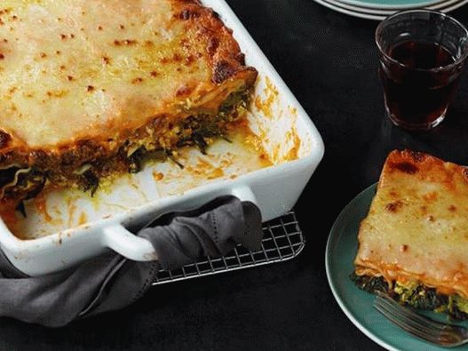 Lasagna de spanac