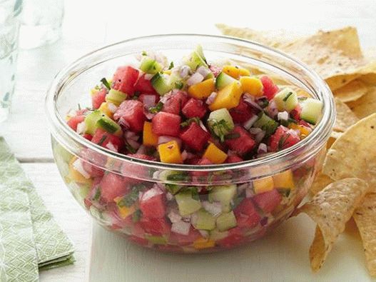 Foto - Salsa sos cu pepene verde