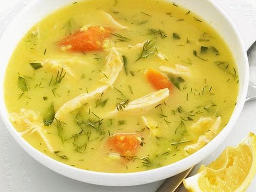 Supa de pui cu orez și condiment de curry