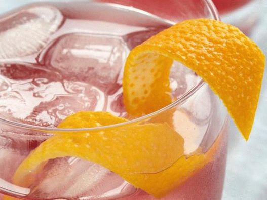 Fotografie - cocktail tonic portocaliu-coacăz