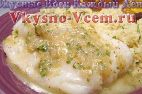 Pește în sos de vin