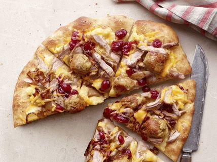 Foto pizza de Crăciun