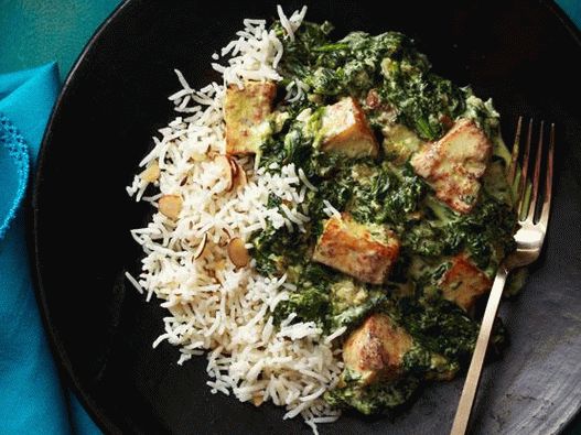 Foto Saag Panir - brânză prăjită cu spanac