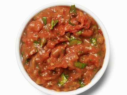 Fotografie de salsa cu roșii prăjite