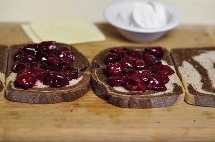Sandwich cu gem de fotografie
