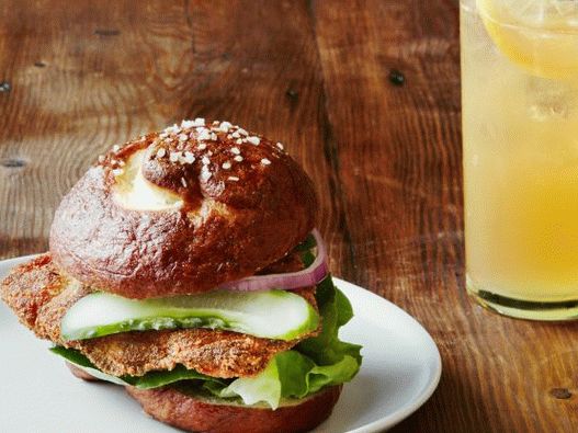 Sandwich foto Schnitzel