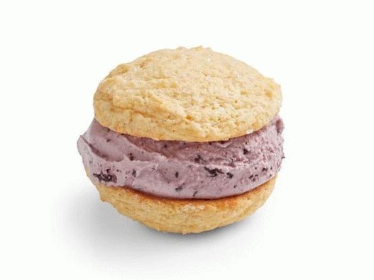 Sandwich-uri pentru înghețată cu zmeură foto