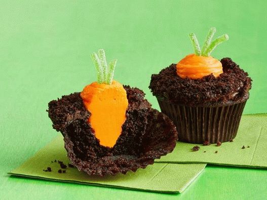 Cupcakes cu ciocolată foto