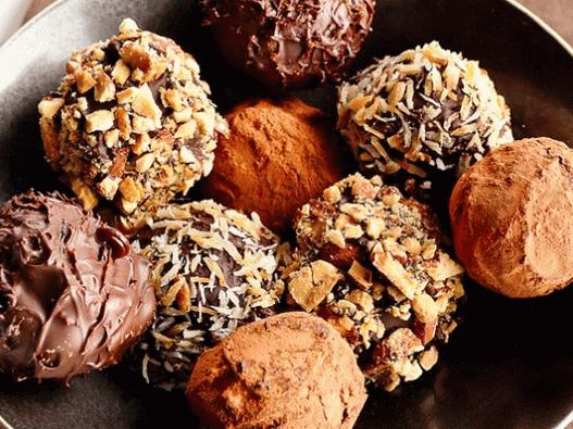 Trufe de ciocolată foto