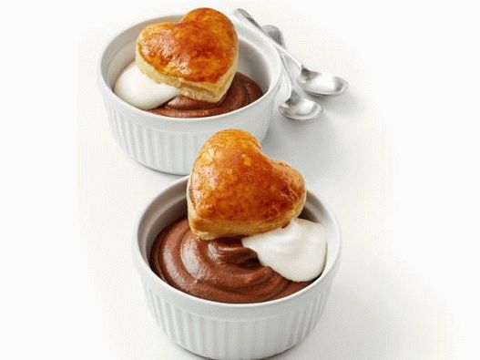 Mousse de ciocolată foto cu