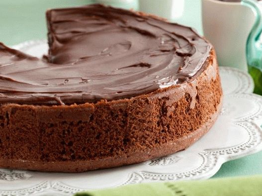 Tort de ciocolată foto cu caramel și mentă