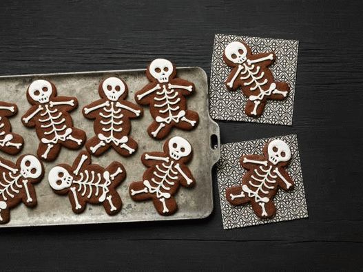 Biscuiți cu ciocolată foto cu scorțișoară