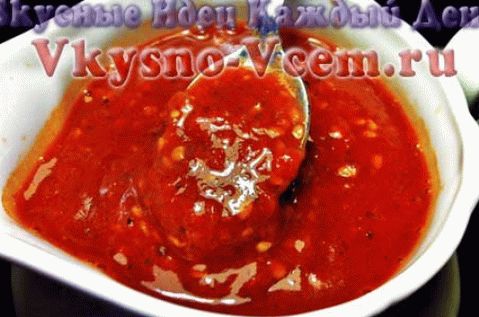 Sosul Ketchup pentru castraveți