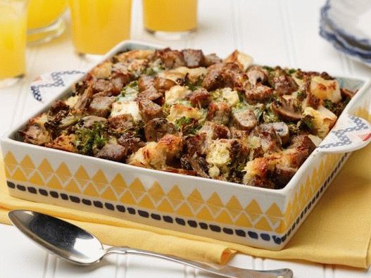 Photo Strata - caserolă cu puf și carne