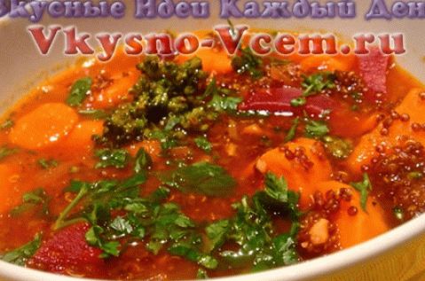 Ciorba de quinoa la modă cu roșii