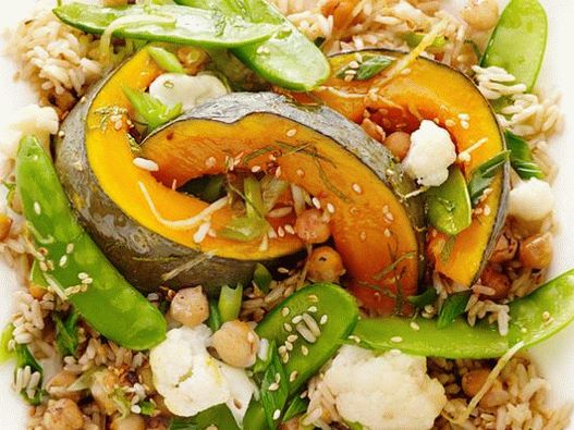 Photo dovleac aburit cu năut prăjit