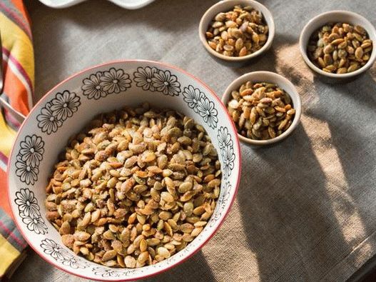 Semințe de dovleac foto cu condimente calde