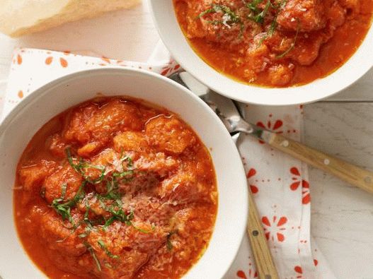 Foto Supa de rosii toscane cu paine - Pappa al pomodoro