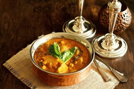 Foto tradițională curry de legume