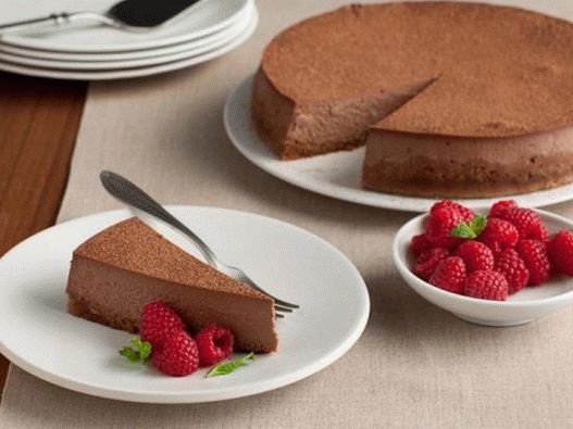 Cheesecake de trufe-ciocolată foto