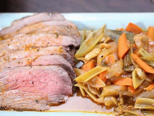 Photo Braised fripturi de vită în italiană