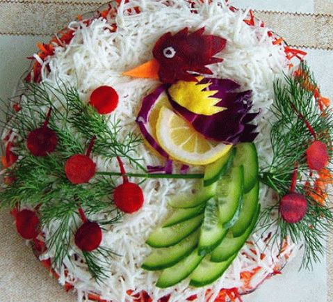 Decorațiuni de salată