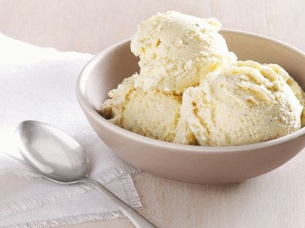 Înghețată de vanilie foto cu miere