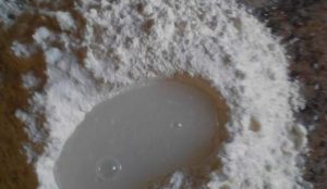  " ></li>
<li>Acoperim aluatul nostru cu folie de clingă și lăsăm să se fierbe 20-30 minute.  <img src="/wp-content/uploads/images/vareniki_s_chernikoj_foo_4.jpg" alt=