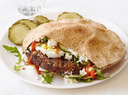 Foto burgeri vegetarieni în arabă